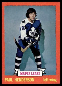 1973-74 Topps #7 Paul Henderson Toronto Maple Leafs NR-MINT SET BREAK! - Picture 1 of 2