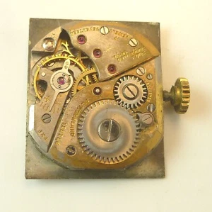 Jules Jurgensen 17 J Wrist Watch Movement - Good Balance -  Parts / Repair - Picture 1 of 5