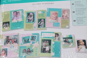 Kit de álbum de recortes Stampin Up Simply Scrappin’, Island Blossoms - ¡Nuevo ENVÍO GRATUITO! - Imagen 1 de 4