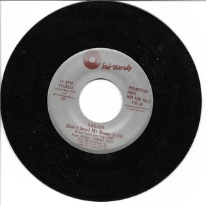 Sarah (Lou Vogt): "Don't Send Me Roses" - rare '88 Country Pop - DJ - Near Mint! - Picture 1 of 1