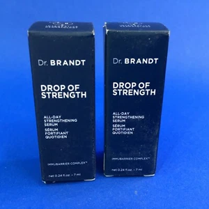 Dr. Brandt Drop of Strength All-Day Strengthening Serum 0.24oz (Lot Of 2) - Picture 1 of 5