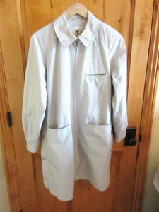 MISTY HARBOR VTG RAINCOAT SIZE 8 STONE COLOR FULL LENGTH THAILAND FULLY LINED - Picture 1 of 12