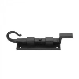 Black Shepherds Crook Necked Cabinet Bolt Cabinet Hinge Renovators Supply - Picture 1 of 9