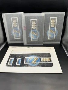 Hungary 1962 Space ASTRONAUTS Y.Gagarin,G.Titov,J.Glenn,SC # C209 Lot Of 6 - Picture 1 of 1