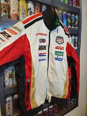 Chaqueta de Carreras Grande LCR Honda Para Hombres Patrocinador Moto GP De Colección Retro Rara Motorsport Foto 1 de 4