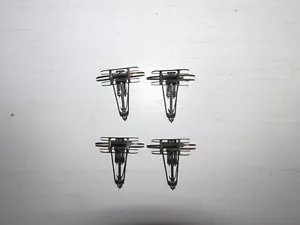 4 Fleischmann Einarm Pantographen Pantografen Dach Stromabnehmer E-Lok Spur H0 - Bild 1 von 4
