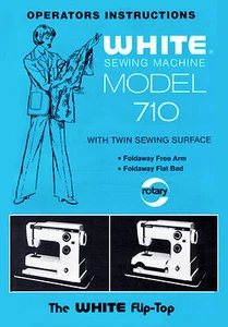 White Sewing machine 510, 710 Instruction or Service manual / Parts * on CD/PDF - Picture 1 of 8