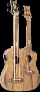 Custom Built Series Double Neck Tenor Acoustic-Electric Ukulele and Uke-Bass ... - Picture 1 of 7