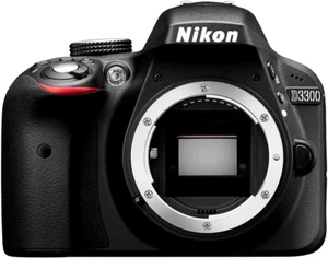 Nikon D D3300 digitale 24,2-MP-Spiegelreflexkamera (Open Box) – schwarz (nur Gehäuse) #899 - Bild 1 von 2