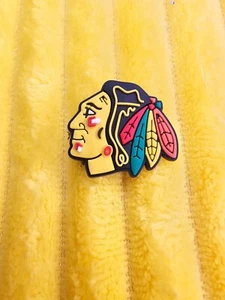 Chicago Blackhawks NHL Hockey Croc Zapato Dije - Regalo para aficionados, - Accesorio inspirado - Imagen 1 de 1