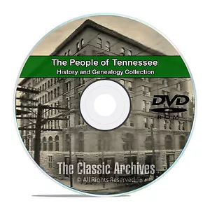 Tennessee TN, People Cities Towns History and Genealogy 245 Books DVD CD B16 - Picture 1 of 1