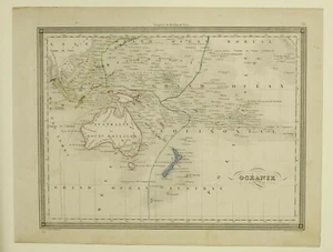 Ozeanien Landkarte 1851. - Bild 1 von 1