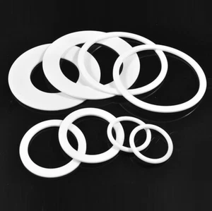 ID=4-210mm All Size PTFE Sealing Washers Pad, High Temp & Oil/Solvent Resistance - Picture 1 of 5