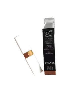 Chanel Rouge Coco Baume Lip Balm #922 Passion Pink Sunflower Olive Oil New - Image 1 of 4