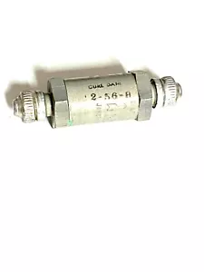 Circle Seal Check Valve AN4 259A-477-5 3000 PSI Aircraft USA - Picture 1 of 2