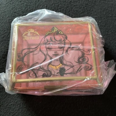 Joyero de vidrio Art of Aurora Disney Store Bella Durmiente Brezo Rosa Nuevo Foto 1 de 4