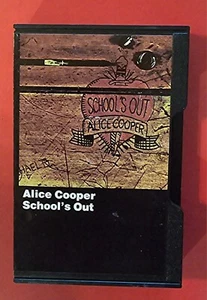 Alice Cooper School's Out Slip Case Cassette Tape WB M5-2623 - Picture 1 of 6