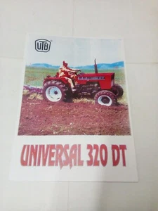 UTB Universal 320DT sales brochure single sheet A4 double sided spec on rear  - Picture 1 of 1