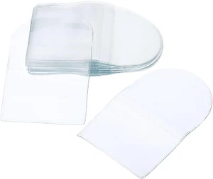PATIKIL 3" X 3" Coin Sleeves Holders, 100 Pack Pocket Coin Flip Single Coin Prot - Picture 1 of 12