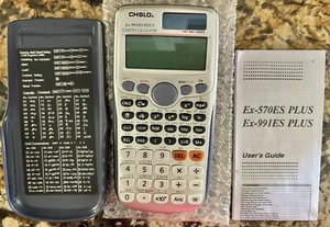 CHSLO EX-991 ES Plus Scientific Calculator, Two Way Power Solar And Battery - Picture 1 of 4