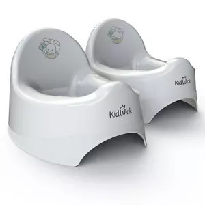 Potty Training Seat with Splash Guard and High Back Support for Boys Girls 2pcs - Picture 1 of 8