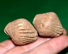 Ancient African Djenne Terracotta Clay Trade Beads Excavated Mali, West Africa