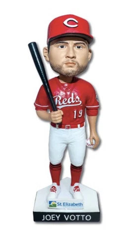 2023 Cincinnati Reds Joey Votto Bobblehead, New in Box Cover