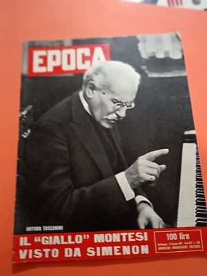 EPOCA 1957,IL GIALLO MONTESI VISTO DA GEORGES SIMENON TOSCANINI SOFIA LOREN - Immagine 1 di 4