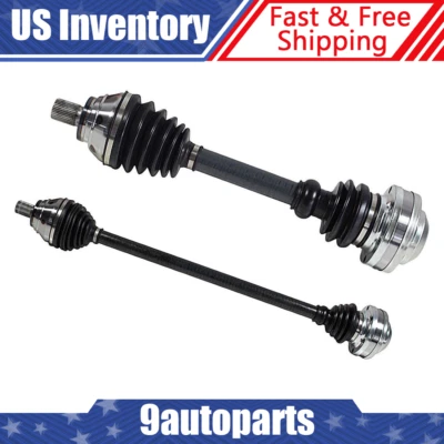 For 2009-2017 Volkswagen CC Auto Trans Front Left & Right Pair CV Axle Shaft - Image 1 of 4