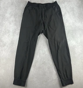 Lululemon Men's Size Large ABC Jogger Pants Black M5A85S Drawstring Athliesure - Picture 1 of 11