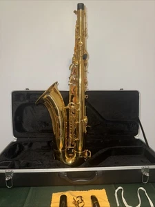 Opus USA Professional Gold Tenor Saxophone w/Case - Picture 1 of 24