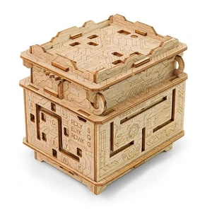 Caja orbital - Caja de rompecabezas de madera experiencia de sala de escape - Imagen 1 de 4