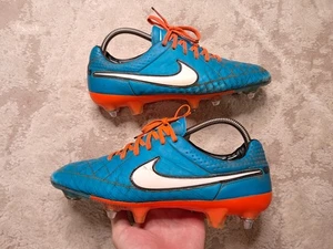 Nike Tiempo Legend V SG Elite blu/arancione tacchetti 631614-418 da uomo taglia 9,5 US - Foto 1 di 24