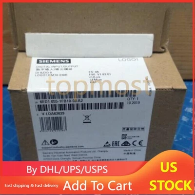 New Siemens 6ED1 055-1FB10-0BA2 6ED1055-1FB10-0BA2 LOGO DM16 230R expansion - Image 1 of 4