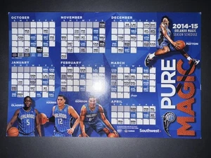 2014-15 ORLANDO MAGIC NBA BASKETBALL MAGNET SCHEDULE - SOUTHWEST AIRLINES - Picture 1 of 1