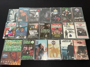 21 tape lot rap hip-hop Jay-Z MASE Cypress Hill Biz Markie Gang Starr 2 sealed - Picture 1 of 10