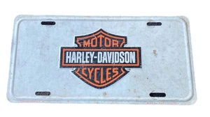 Vintage Harley Davidson Motor Cycles Vanity License Plate - Picture 1 of 2