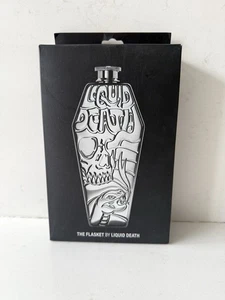 NUEVO Frasco de ataúd Liquid Death de acero inoxidable 'Frasco' de 6 oz - SELLADO - Imagen 1 de 11