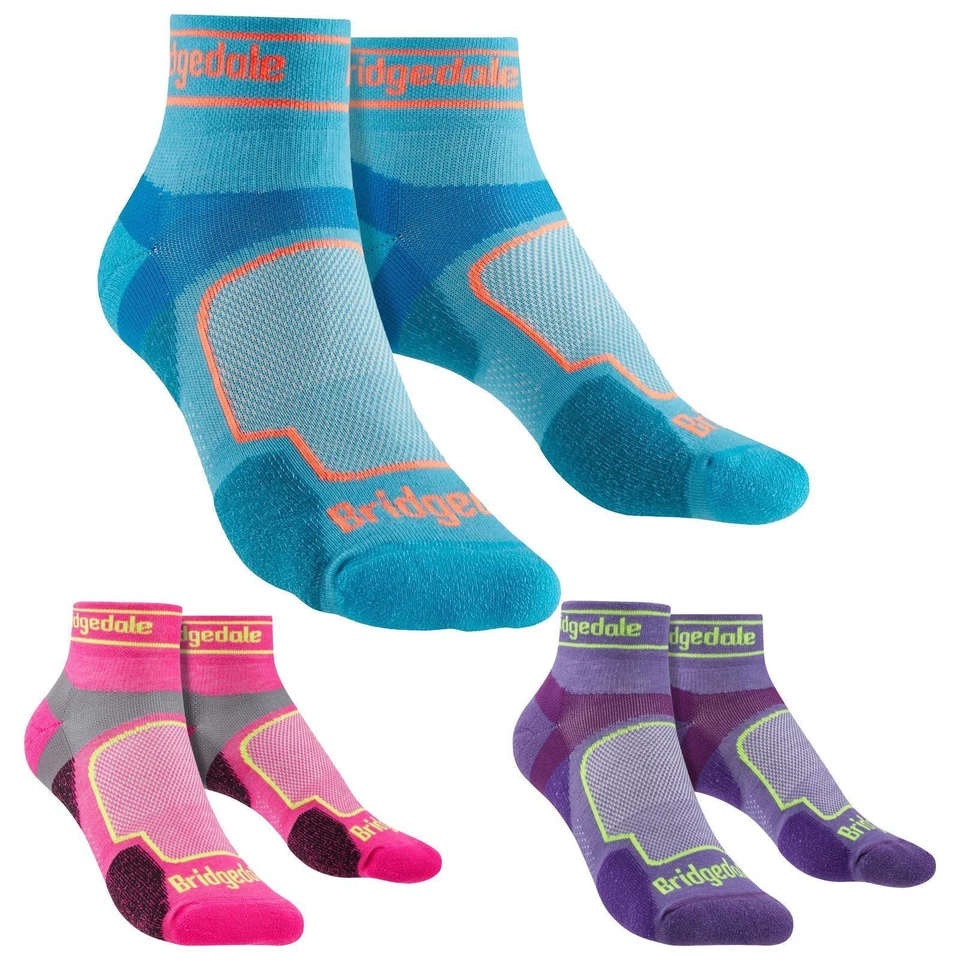 Bridgedale - Trail Running Feminino Ultralight T2 Coolmax Sport Meias de Corte Baixo - Imagem 1 de 1