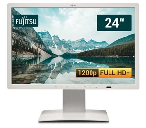Fujitsu Écran P24W-7 LED 24 pouces Full HD + écran TFT Moniteur 1920x1200 - Photo 1/3