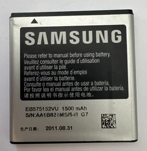 EB575152VU batteria originale Samsung Galaxy S1 S Plus I9000 I9001 1500 mAh - Foto 1 di 1