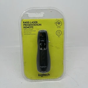 Logitech R400 Laser Presentation Remote Black BRAND NEW SEALED - Picture 1 of 4