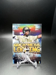 2025 Bowman LEO DE VRIES Greatness Loading #GL-12 San Diego Padres - Picture 1 of 2