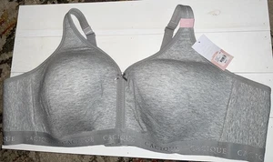 Damen-BH Cacique grau leicht gefüttert ohne Bügel Stil #A83570 54B neu mit Etikett - Bild 1 von 4