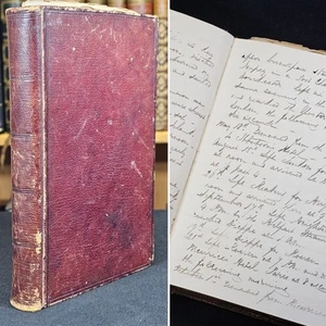 1835 DIARY Journal GENTLEMAN Traveling England & Europe MANUSCRIPT TOUR Written - Picture 1 of 17