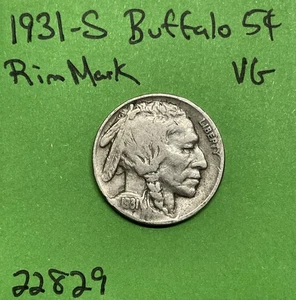1931 S Bufalo / Testa di Indiano Nichel 5c Vg Ottime Marchi di Cerchio - Foto 1 di 3