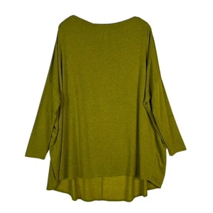 bryn WALKER Dimitri Tunika Top Langarm drapierter Ausschnitt Relaxed Pusteblume Med - Bild 1 von 10