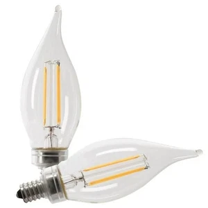 3 PACK-Feit Electric 100Watt Equivalent BA10 E12 Candelabra Dimmable Filament-C3 - Picture 1 of 4