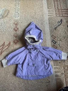 1 Monat 56 cm Newborn Baby Mini a Ture Copenhagen lila Jacke abnehmbarer Hoodie - Bild 1 von 8