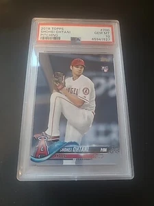 2018 Topps Shohei Ohtani #700 Pitching Rookie RC PSA 10 GEM MINT - Angels - Picture 1 of 3